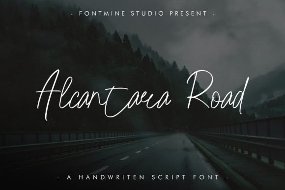Alcantara Road Typeface for Digital Design