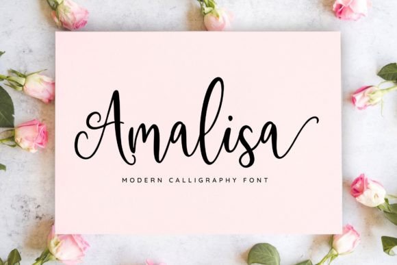 Amalisa: A Modern Script Font for Web Design