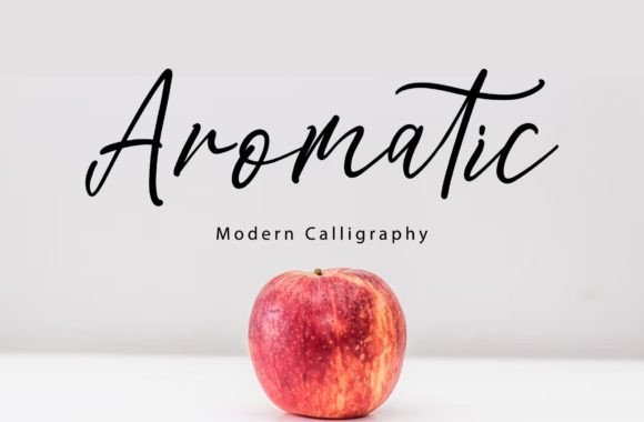 Aromatic: A Sweet Script Font for Makers