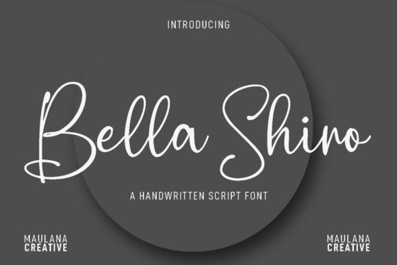 Bella Shiro: The Perfect Script Handwritten Font for Crafters