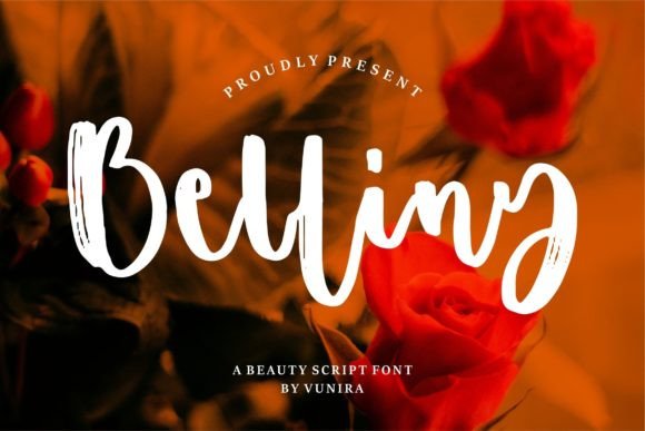 Belliny: A Script Typeface for Editorial Elegance