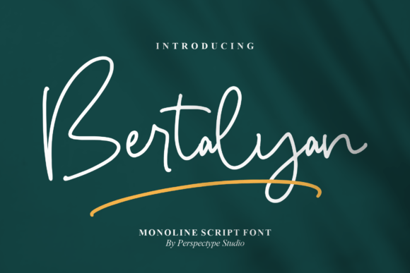 Bertalyan Font for Modern Campaign Design