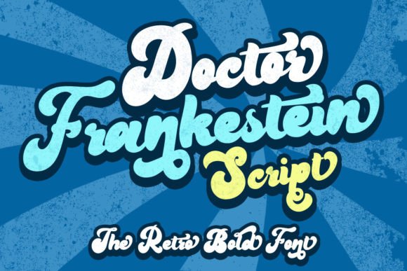 Doctor Frankestein: A Retro Script Font for Makers
