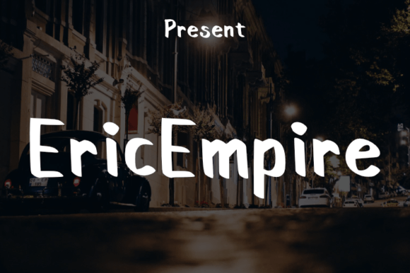 Eric Empire: A Modern Script Typeface for Editors