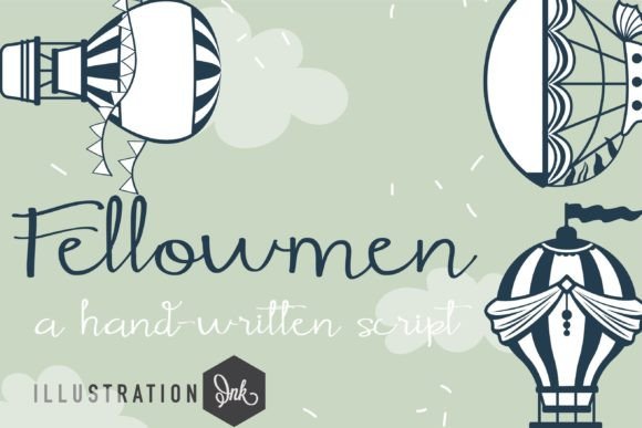 Fellowmen: The Quirky Handwritten Font for Makers