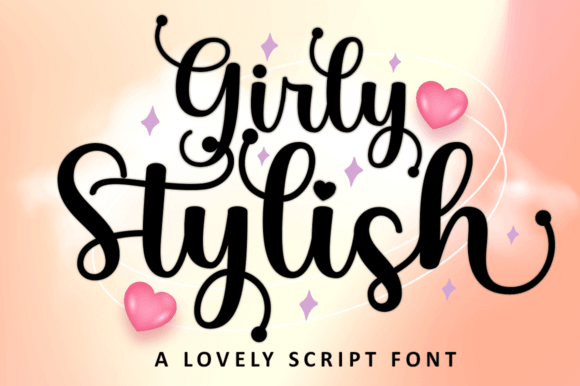 Girly Stylish: A Refined Script Font for Editorial Headers