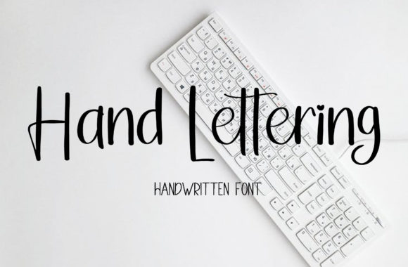 Hand Lettering Font for Makers and Sellers