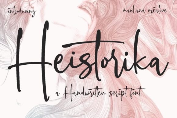 Heistorika: A Script Handwritten Font for Makers