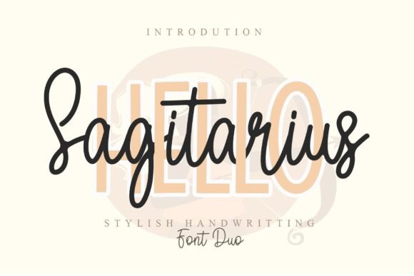 Hello Sagitarius Typeface for Digital Design