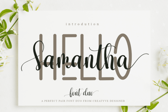 Hello Samantha: The Typeface That Elevated My Brand