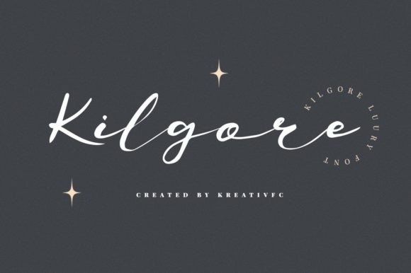 Kilgore: The Luxury Script Font for Bold Campaigns