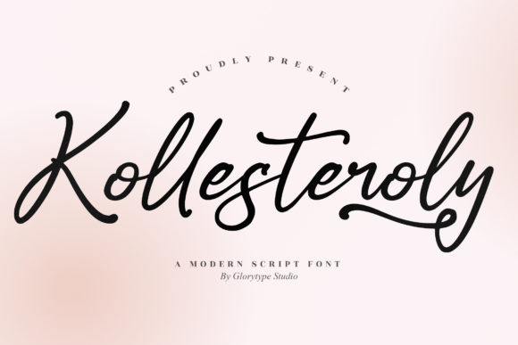 Kollesteroly: The Modern Script Font for Branding