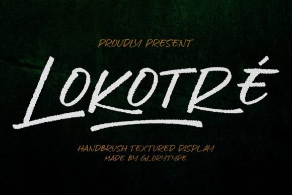 Lokotre: A Handwritten Display Font for Editorial Design