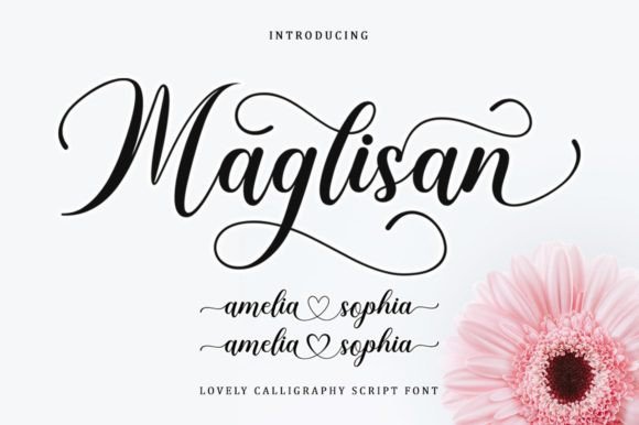 Maglisan: A Romantic Script Font for Makers