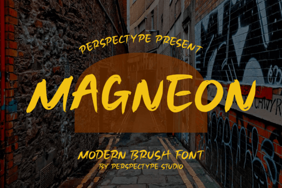 Magneon: A Modern Handwritten Font for Branding
