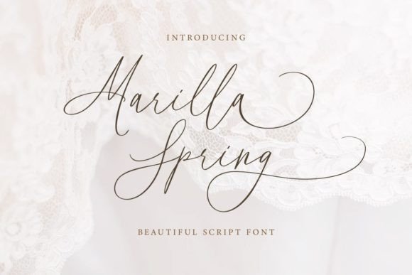 Marilla Spring Font for Modern Campaigns