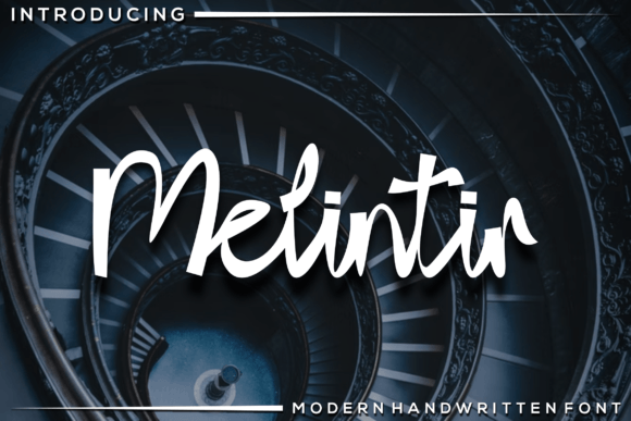 Melintir: A Romantic Script Font for Branding