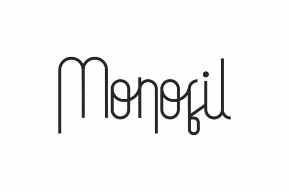 Monofil Typeface for Modern Web Design