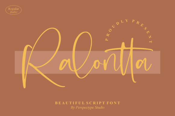 Ralontta Typeface for Elegant Editorial Design