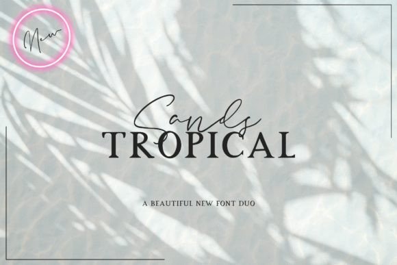 Sands Tropical Duo: A Versatile Typeface for Campaigns