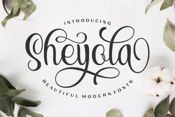 Sheyola Typeface for Elegant Editorial Design