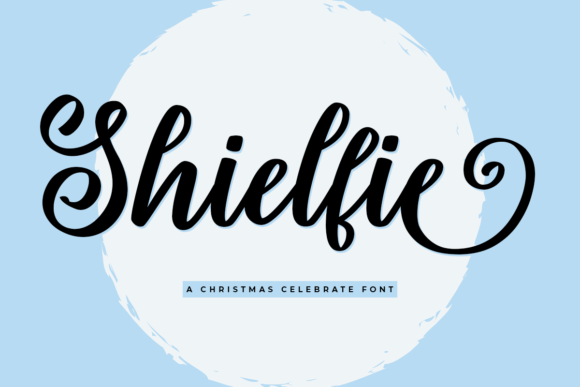 Shielfie Font: Elegant Script for Winter Designs