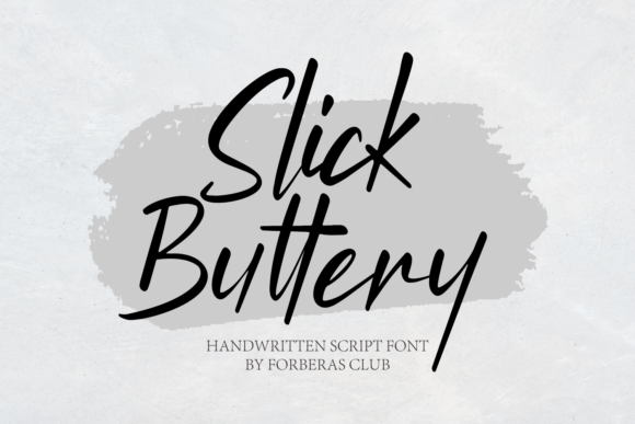 Slick Buttery Font: Elevate Your Brand Identity