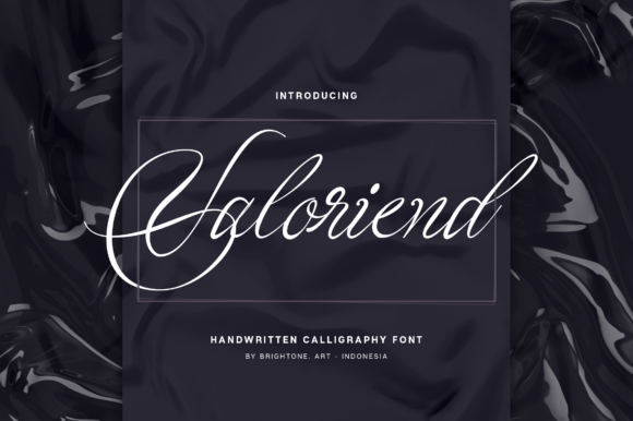 Valoriend: The Handwritten Font for Elegant Branding