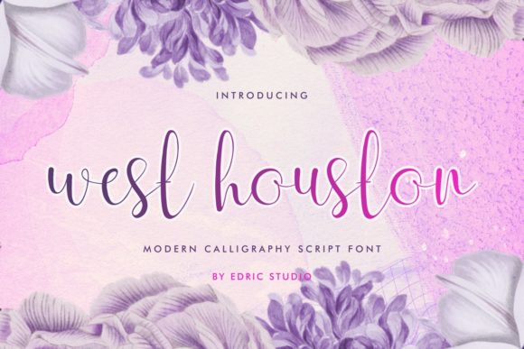 West Houston Script Font for Elegant Crafts