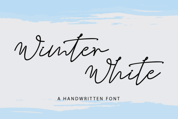 Wimter White: A Script Handwritten Font for Romantic Branding