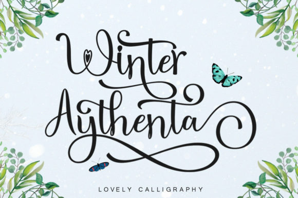 Winter Aythenta: A Graceful Script Font for Editorial Design