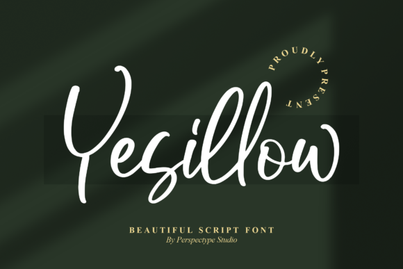 Yesillow: A Modern Handwritten Typeface for Editorial Design